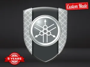 Yamaha Decal Resina Drift Look Lusso Badge Auto